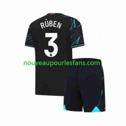 Maillot Manchester City Ruben 3 Enfant Tenue 3ème 2023-2024 Manche Courte