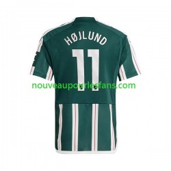 Maillot Manchester United Rasmus Hojlund 11 Homme Tenue Extérieur 2023-2024 Manche Courte