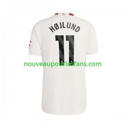 Maillot Manchester United Rasmus Hojlund 11 Homme Tenue 3ème 2023-2024 Manche Courte