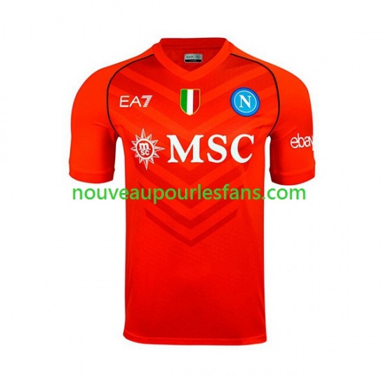 Maillot Naples Gardien Homme Tenue Domicile 2023-2024 Manche Courte