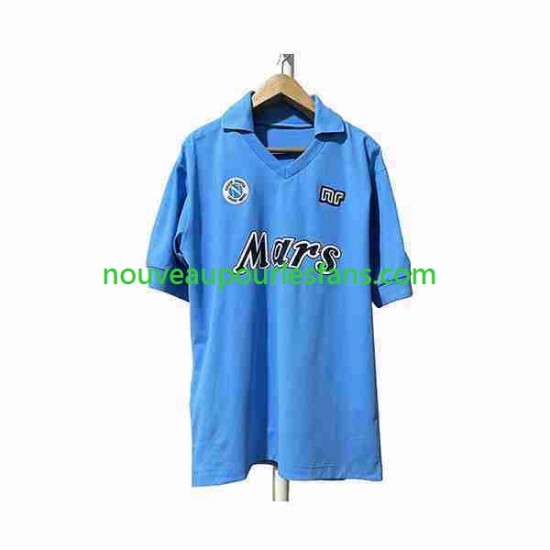 Maillot Naples 1989 1990 Rétro Homme Tenue Domicile Manche Courte