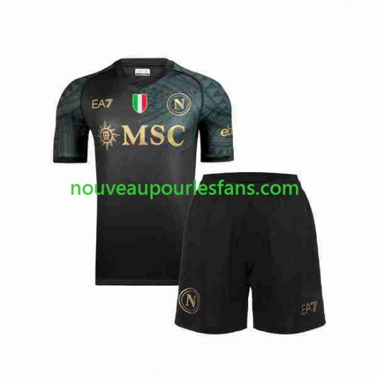 Maillot Naples Enfant Tenue 3ème 2023-2024 Manche Courte