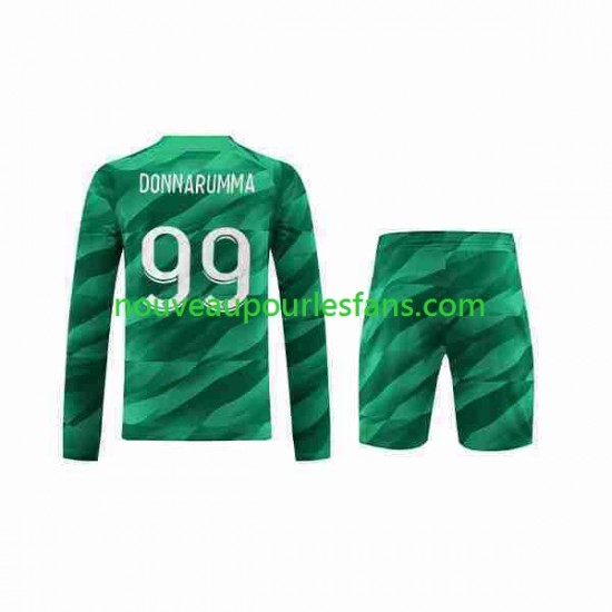 Maillot Paris Saint-Germain Donnarumma 99 Gardien Enfant Tenue Domicile 2023-2024 Manche Longue
