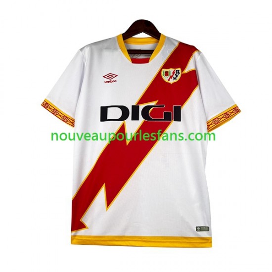 Maillot Rayo Vallecano Homme Tenue Domicile 2023-2024 Manche Courte