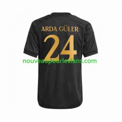 Maillot Real Madrid Arda Guler 24 Homme Tenue 3ème 2023-2024 Manche Courte