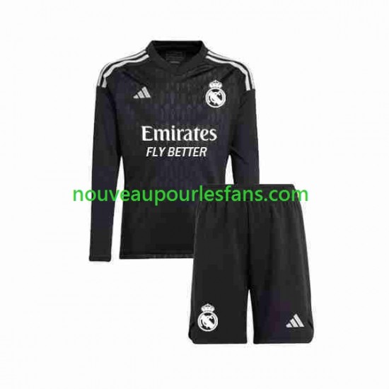 Maillot Real Madrid Gardien Enfant Tenue Extérieur 2023-2024 Manche Longue