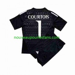 Maillot Real Madrid Thibaut Courtois 1 Gardien Enfant Tenue Extérieur 2023-2024 Manche Courte