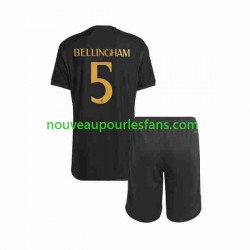Maillot Real Madrid Jude Bellingham 5 Enfant Tenue 3ème 2023-2024 Manche Courte