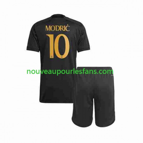 Maillot Real Madrid Modrić Luka 10 Enfant Tenue 3ème 2023-2024 Manche Courte