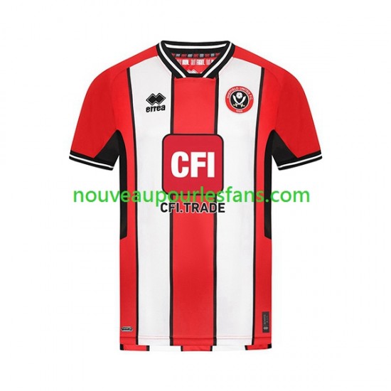 Maillot Sheffield United Homme Tenue Domicile 2023-2024 Manche Courte