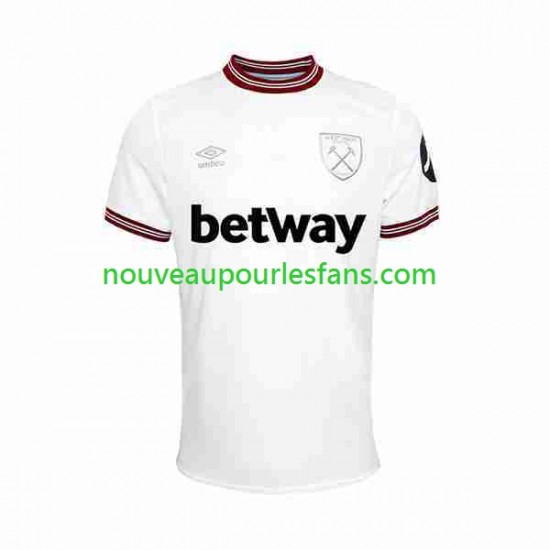 Maillot West Ham United Homme Tenue Extérieur 2023-2024 Manche Courte