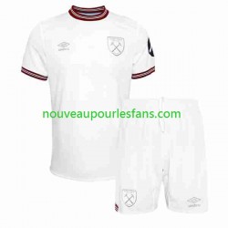 Maillot West Ham United Enfant Tenue Extérieur 2023-2024 Manche Courte