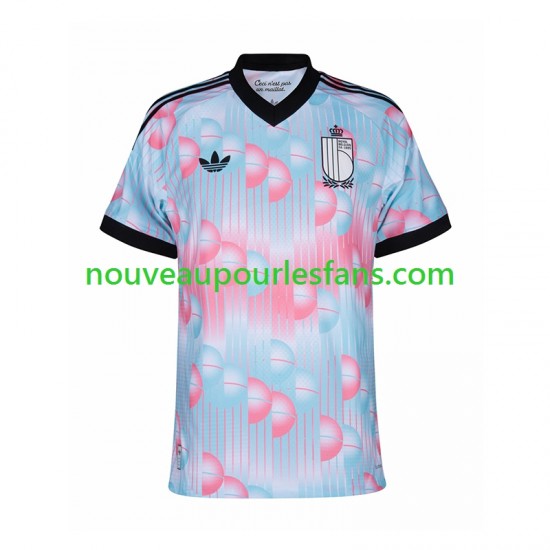 Maillot Belgique Homme Tenue Extérieur Coupe du Monde 2026 Manche Courte