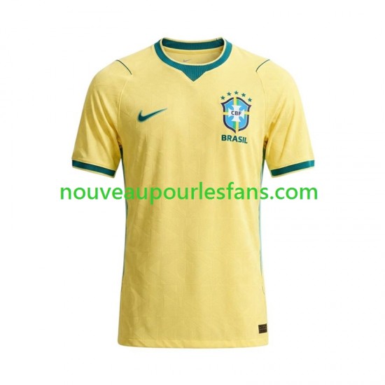 Maillot Brésil Homme Tenue Domicile Coupe du Monde 2026 Manche Courte