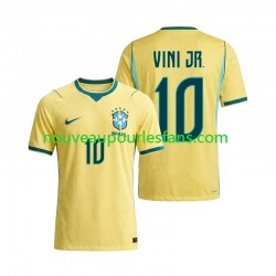 Maillot Brésil Vinicius Junior 10 Homme Tenue Domicile Coupe du Monde 2026 Manche Courte