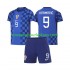Maillot Croatie Andrej Kramaric 9 Enfant Tenue Extérieur Coupe du Monde 2026 Manche Courte