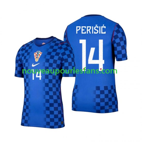Maillot Croatie Ivan Perisic 14 Homme Tenue Extérieur Coupe du Monde 2026 Manche Courte