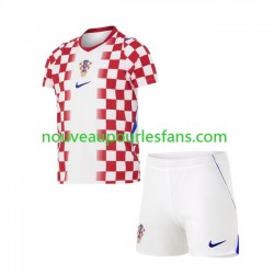 Maillot Croatie Enfant Tenue Domicile Coupe du Monde 2026 Manche Courte
