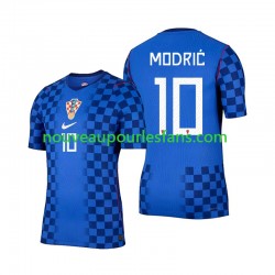 Maillot Croatie Modrić Luka 10 Homme Tenue Extérieur Coupe du Monde 2026 Manche Courte