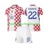Maillot Croatie Luka Vuskovic 22 Enfant Tenue Domicile Coupe du Monde 2026 Manche Courte