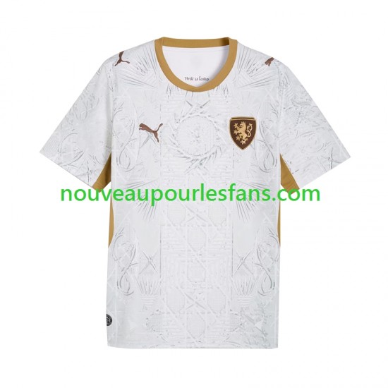 Maillot Tchéquie Homme Tenue Extérieur 2026 Manche Courte