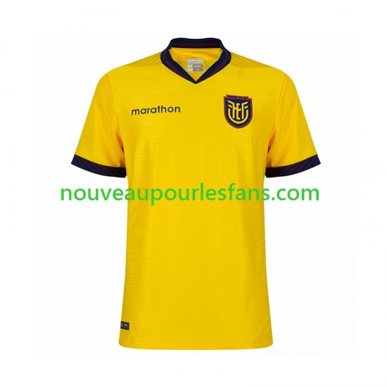 Maillot Ecuador Homme Tenue Domicile Coupe du Monde 2026 Manche Courte