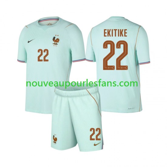 Maillot France Hugo Ekitike 22 Enfant Tenue Extérieur Coupe du Monde 2026 Manche Courte