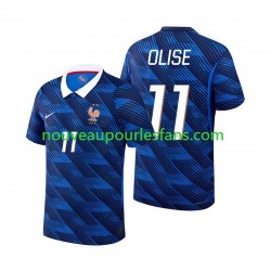 Maillot France Michael Olise 11 Homme Tenue Domicile Coupe du Monde 2026 Manche Courte