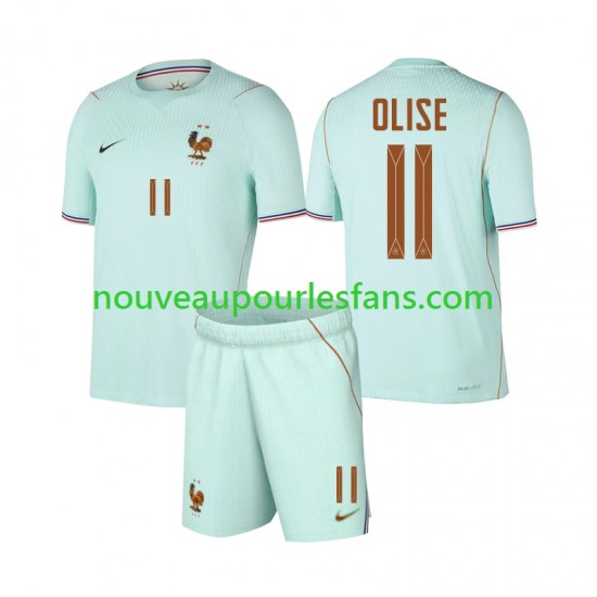 Maillot France Michael Olise 11 Enfant Tenue Extérieur Coupe du Monde 2026 Manche Courte