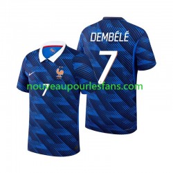Maillot France Ousmane Dembele 7 Homme Tenue Domicile Coupe du Monde 2026 Manche Courte