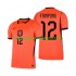 Maillot Pays-Bas Jeremie Frimpong 12 Homme Tenue Domicile Coupe du Monde 2026 Manche Courte