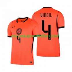 Maillot Pays-Bas Virgil van Dijk 4 Homme Tenue Domicile Coupe du Monde 2026 Manche Courte
