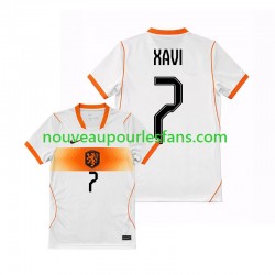 Maillot Pays-Bas Xavi Simons 7 Homme Tenue Extérieur Coupe du Monde 2026 Manche Courte