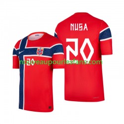 Maillot Norvège Antonio Nusa 20 Homme Tenue Domicile Coupe du Monde 2026 Manche Courte