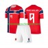 Maillot Norvège Erling Haaland 9 Enfant Tenue Domicile Coupe du Monde 2026 Manche Courte