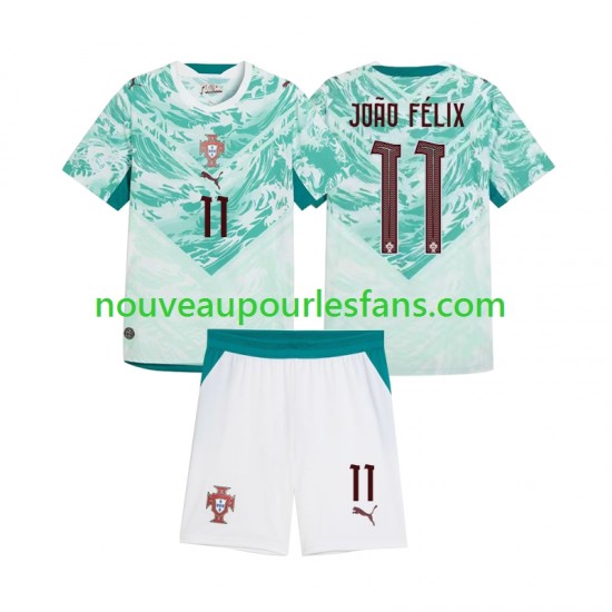 Maillot Portugal Joao Felix 11 Enfant Tenue Extérieur 2026 2027 Manche Courte