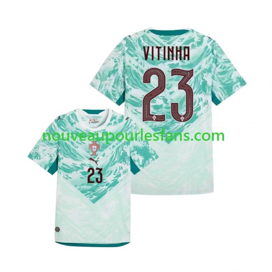 Maillot Portugal Vitinha 23 Homme Tenue Extérieur Coupe du Monde 2026 Manche Courte
