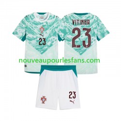 Maillot Portugal Vitinha 23 Enfant Tenue Extérieur 2026 2027 Manche Courte