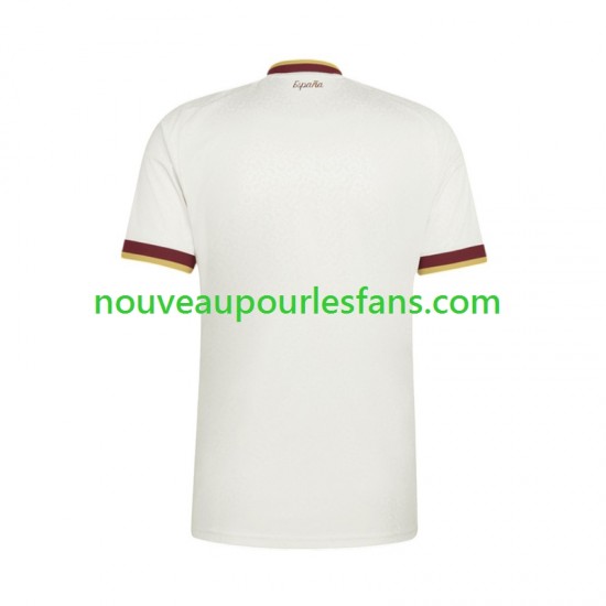 Maillot Espagne Homme Tenue Extérieur Coupe du Monde 2026 Manche Courte