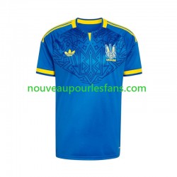 Maillot Ukraine Homme Tenue Extérieur Coupe du Monde 2026 Manche Courte