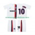 Maillot AC Milan RONALDINHO 10 2003 Rétro Enfant Tenue Extérieur 2002 Manche Courte