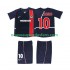 Maillot AC Milan RONALDINHO 10 2003 Rétro Enfant Tenue Domicile 2002 Manche Courte