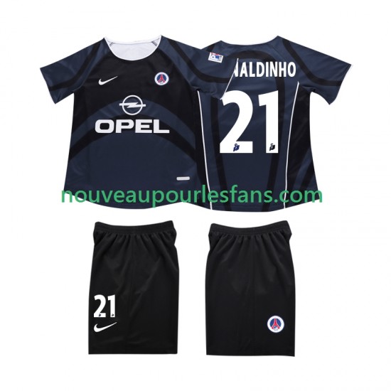 Maillot AC Milan RONALDINHO 10 2003 Rétro Enfant Tenue 3ème 2002 Manche Courte