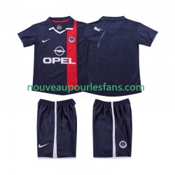 Maillot AC Milan 2001 Rétro Enfant Tenue Domicile 2002 Manche Courte