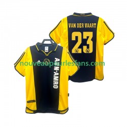 Maillot Ajax Amsterdam VAN DER VAART 23 2000 2001 Rétro Homme Tenue Extérieur Manche Courte