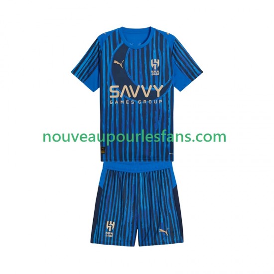Maillot Al Hilal CWC Enfant Tenue Domicile 2025-2026 Manche Courte