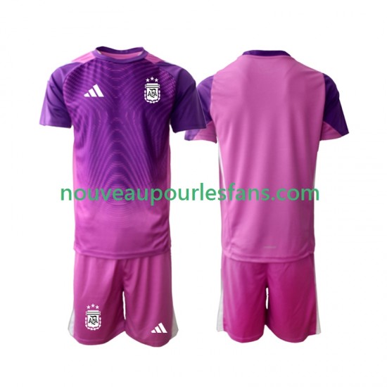 Maillot Argentine Gardien Enfant Tenue Domicile 2025 Manche Courte