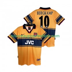Maillot Arsenal BERGKAMP10 1997 Rétro Homme Tenue Extérieur 1999 Manche Courte