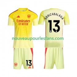 Maillot Arsenal Kepa Arrizabalaga 13 Gardien Enfant Tenue Domicile 2025-2026 Manche Courte