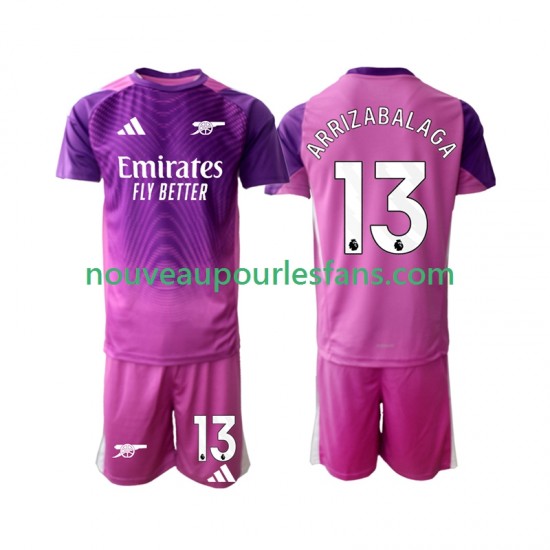 Maillot Arsenal Kepa Arrizabalaga 13 Gardien Enfant Tenue 3ème 2025-2026 Manche Courte
